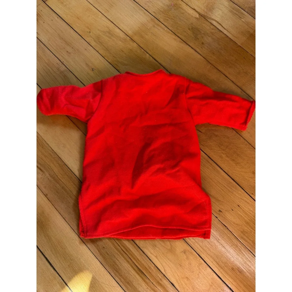 Vintage 1996 American Girl Pleasant Company Red Fleece Doll Nightgown 18 Inch